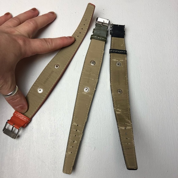 Valletta Accessories Valletta Stainless Steal Watch Face With 3 Genuine Leather Bands Poshmark